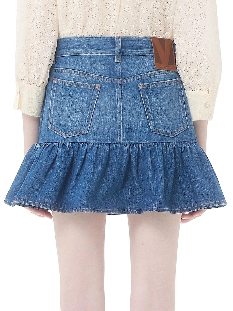 Denim Mini Skirt