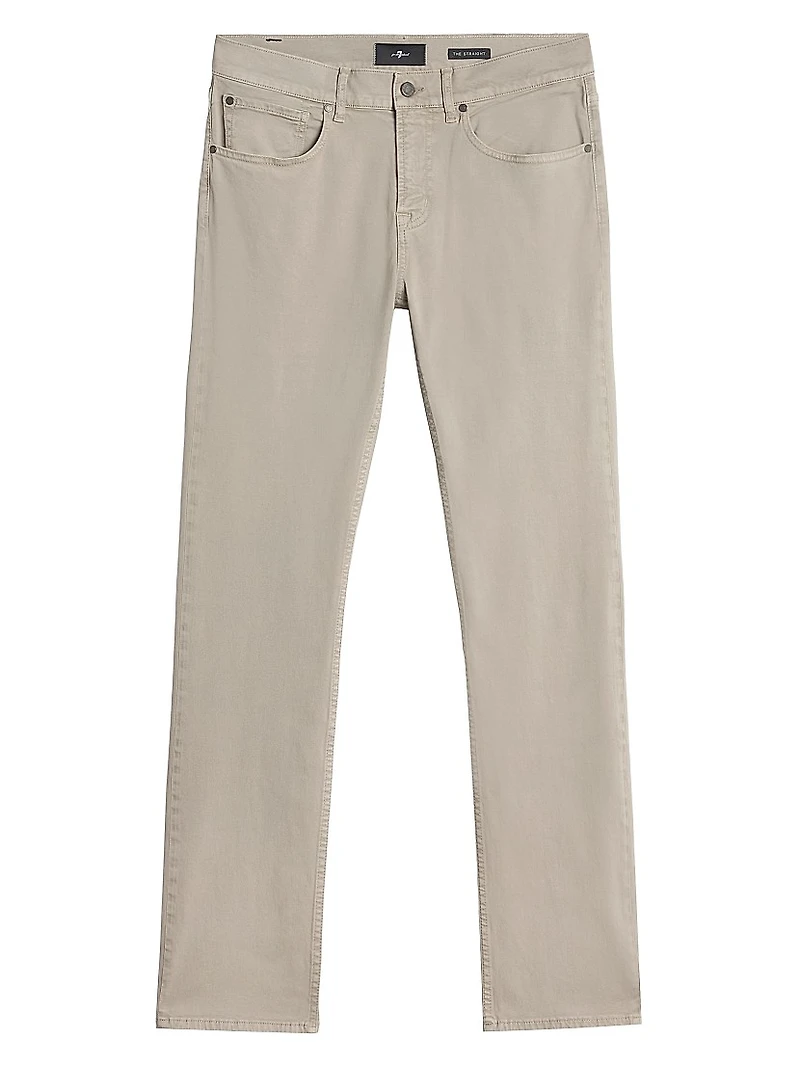 The Straight Edge Mid-Rise Jeans