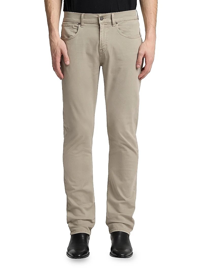 The Straight Edge Mid-Rise Jeans