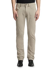 The Straight Edge Mid-Rise Jeans