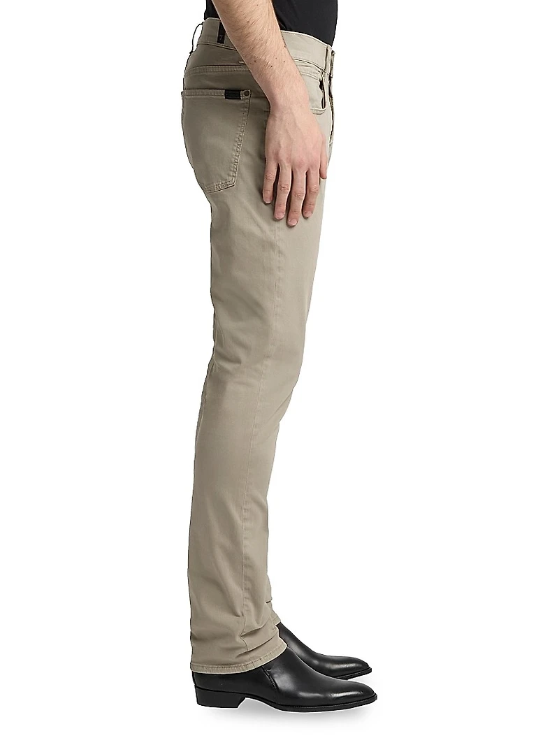 The Straight Edge Mid-Rise Jeans