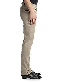 The Straight Edge Mid-Rise Jeans