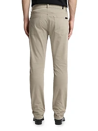 The Straight Edge Mid-Rise Jeans