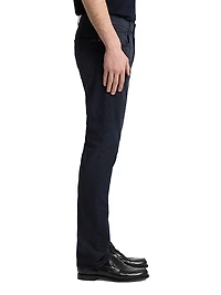 The Straight Stretch Mid-Rise Straight-Leg Jeans