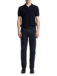 The Straight Stretch Mid-Rise Straight-Leg Jeans