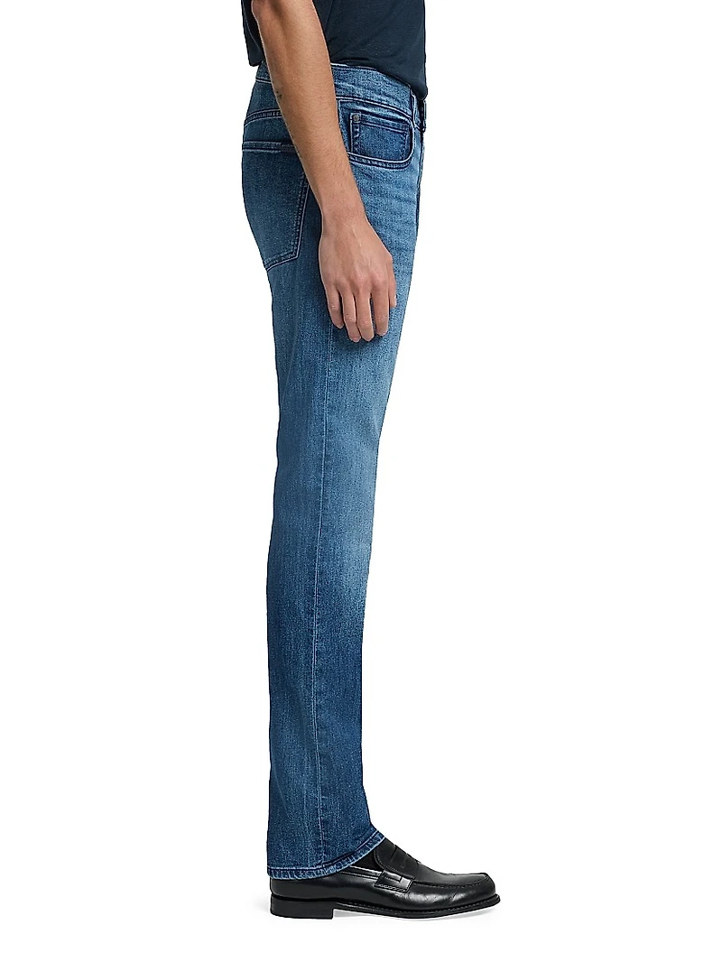 The Straight Landing Mid-Rise Jeans