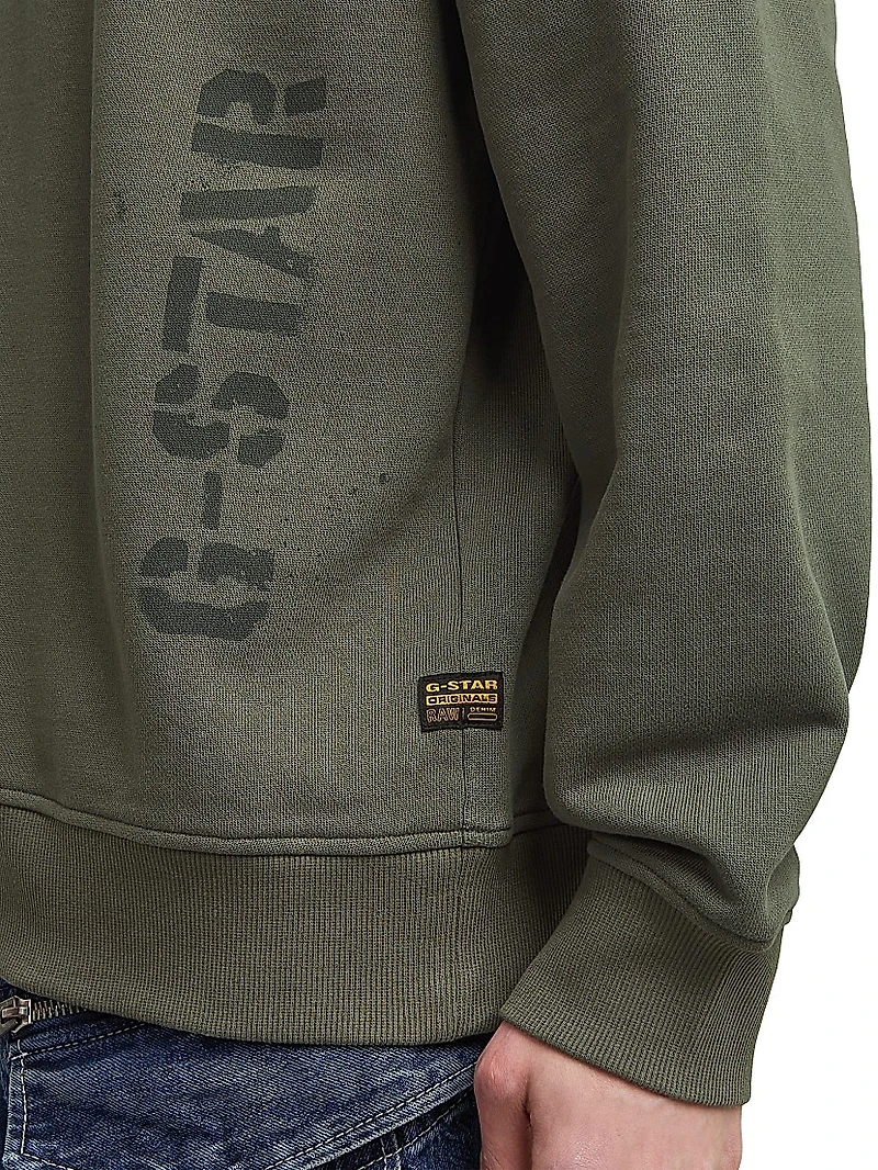 Sprayed 89 Logo Cotton Sweatshirt
