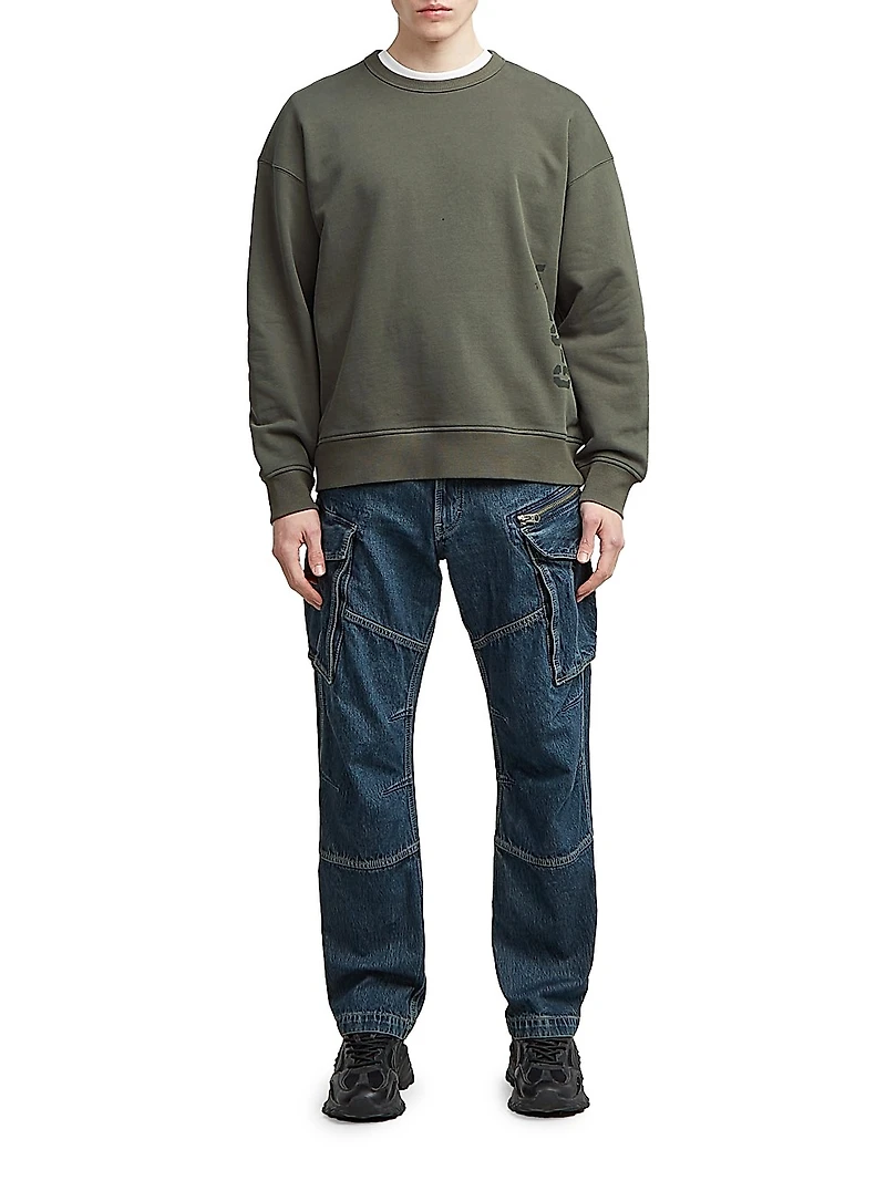 Sprayed 89 Logo Cotton Sweatshirt