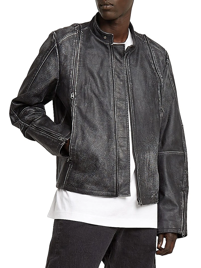 Leather Biker Jacket