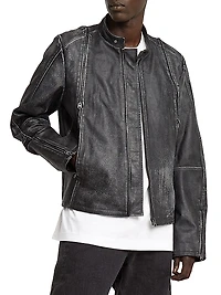 Leather Biker Jacket