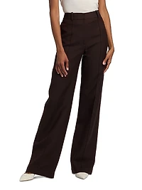 Wyatt Wool-Silk Pants