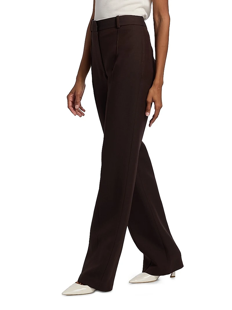 Wyatt Wool-Silk Pants