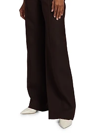 Wyatt Wool-Silk Pants