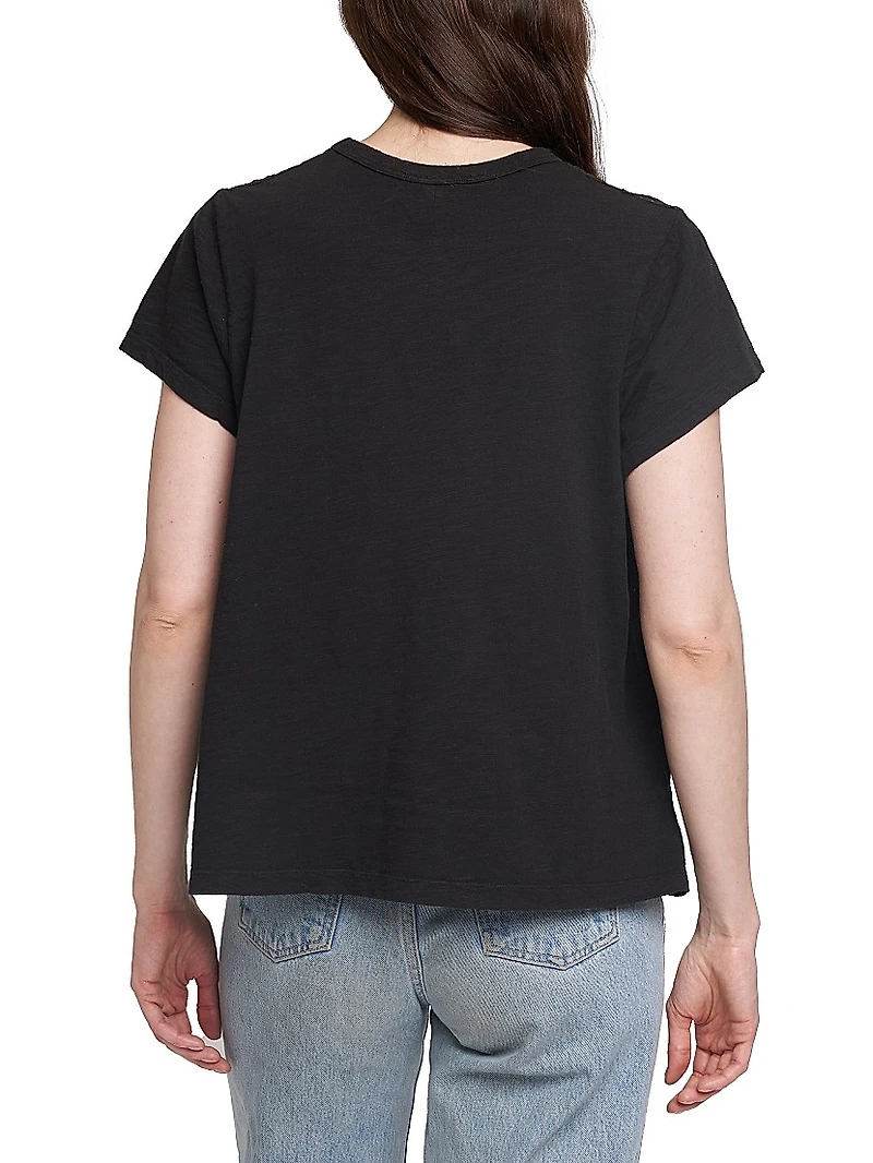 Easy Crew Lace Yoke Tee