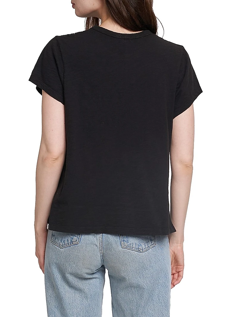 Easy Crew Lace Yoke Tee