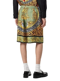 Wild Cats Silk Shorts