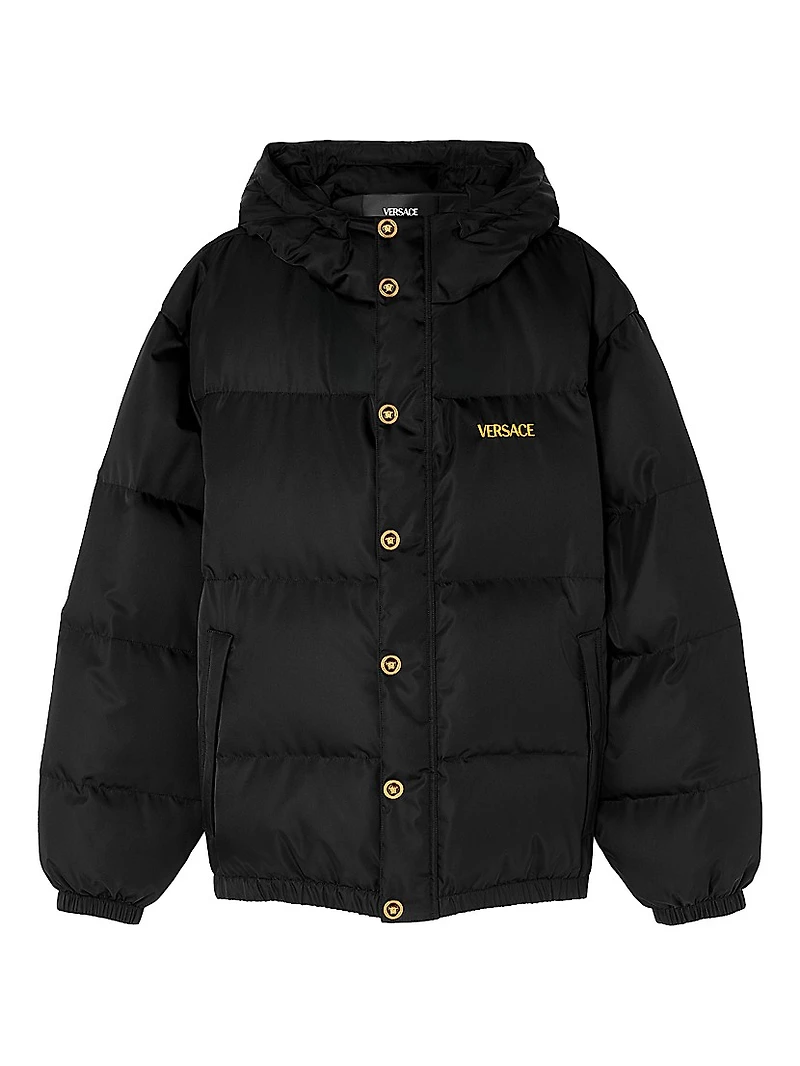Logo Down Puffer Jacket