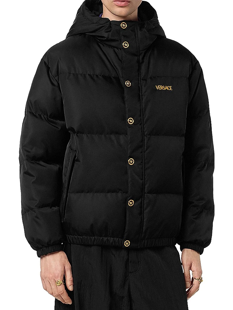 Logo Down Puffer Jacket