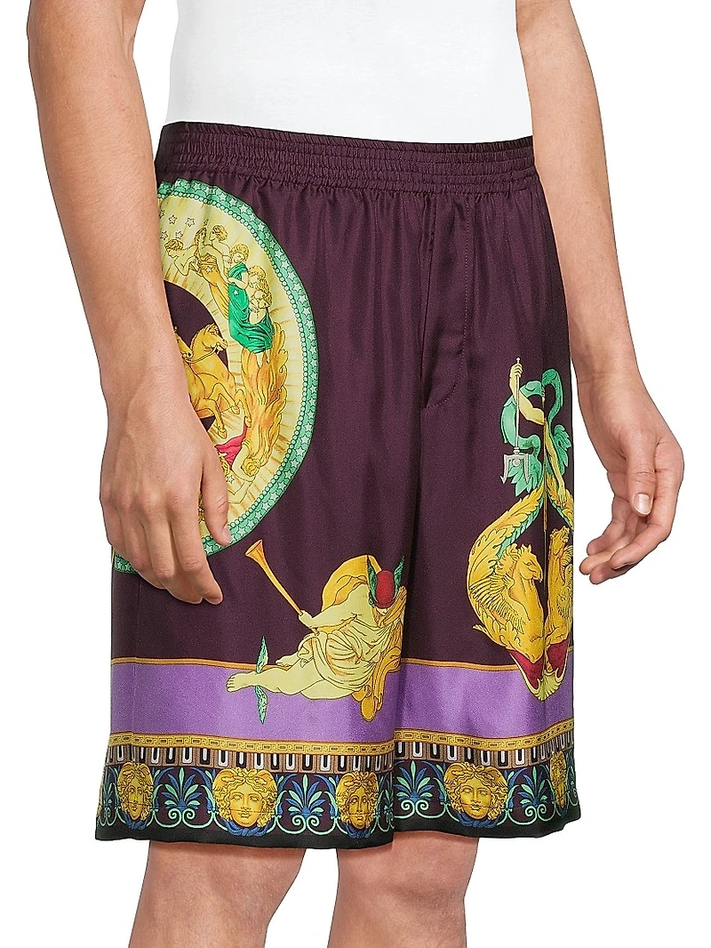 Hall of Statues Silk Shorts