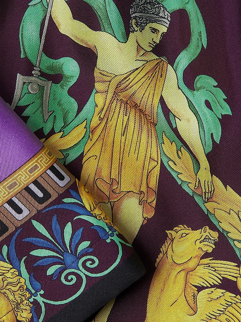 Hall of Statues Silk Shorts