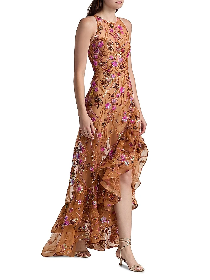 Sicilia Sequined Maxi Dress