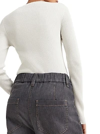 Lightweight Denim Five Pocket Jeans