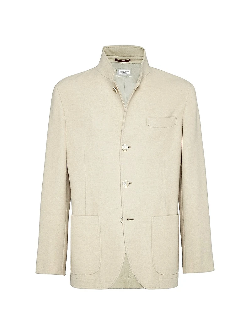 Lightweight Water Resistant Cashmere Outerwear Blazer