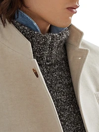 Lightweight Water Resistant Cashmere Outerwear Blazer