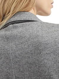 Cashmere Jersey Deconstructed Blazer