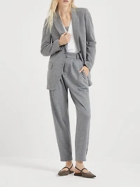 Cashmere Jersey Deconstructed Blazer