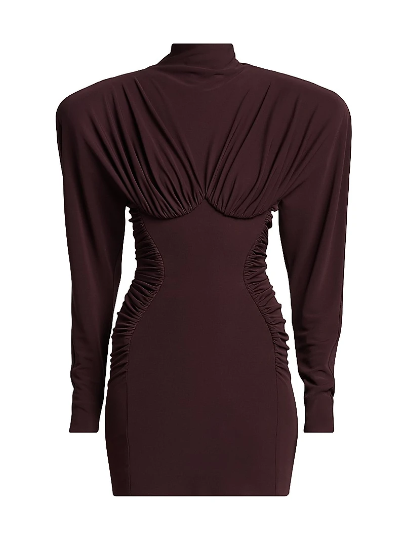 Draped Dolman Minidress