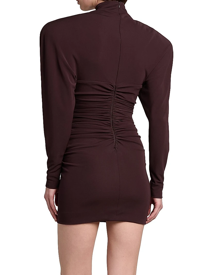 Draped Dolman Minidress