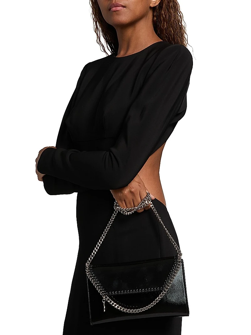 Structured Silk-Blend Crepe Open-Back Gown