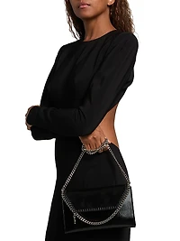 Structured Silk-Blend Crepe Open-Back Gown