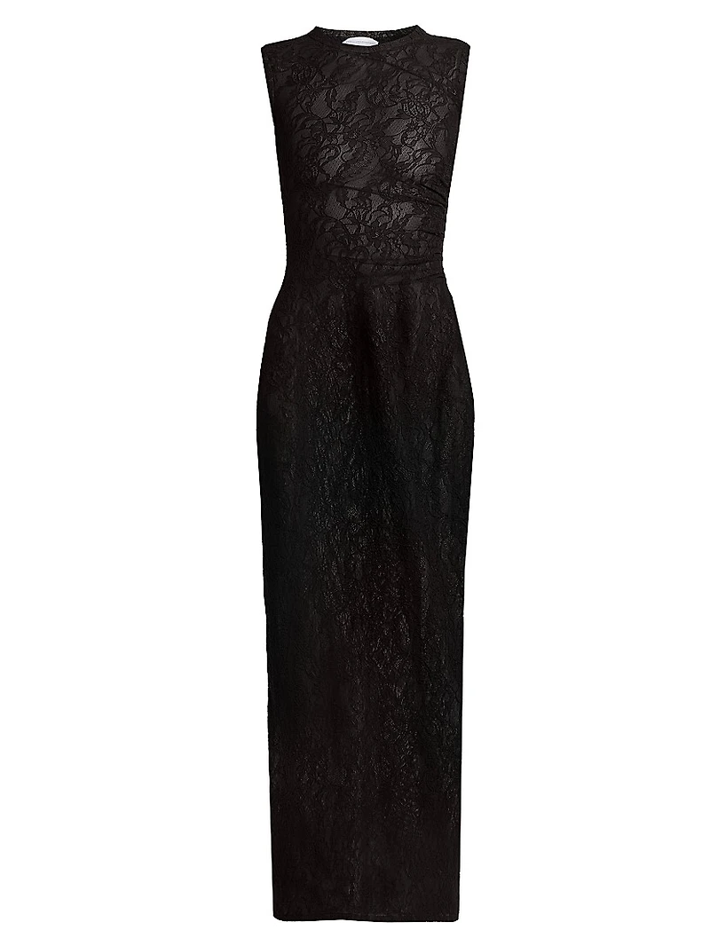 Stretch Lace Column Dress