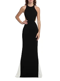 Colorblocked Maxi Dress