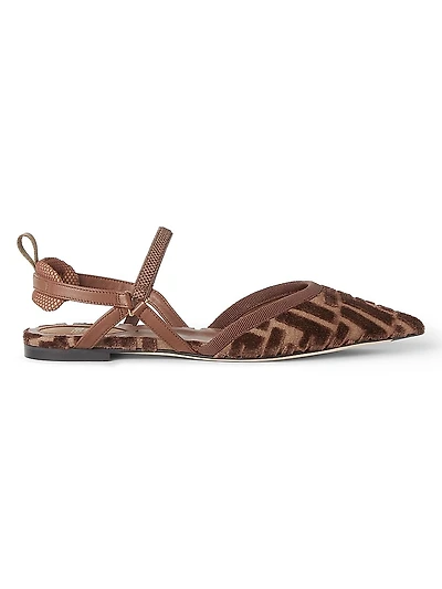 Colibri Velvet Ballet Flats