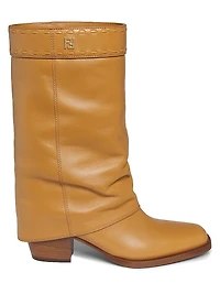 Minerva Foldover Leather Boots
