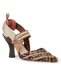 Colibri 85MM Leopard Print Pumps
