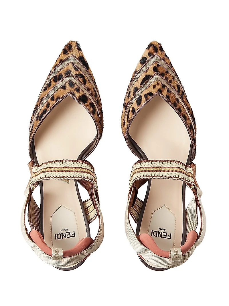 Colibri 85MM Leopard Print Pumps