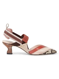 Colibri 55MM Leather Slingback Pumps