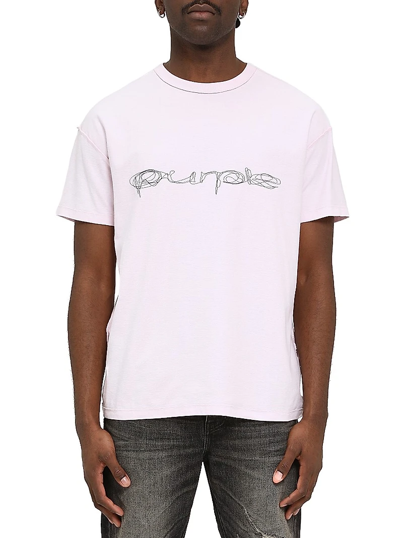 Cotton Logo Inside-Out T-Shirt