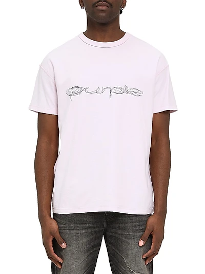 Cotton Logo Inside-Out T-Shirt