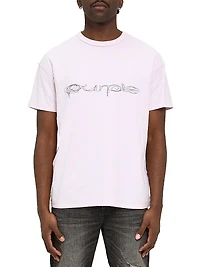 Cotton Logo Inside-Out T-Shirt