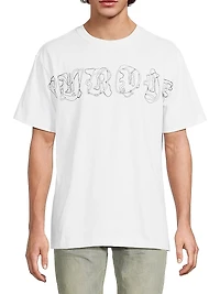 Stitch Logo Crewneck T-Shirt