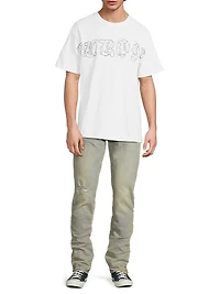 Stitch Logo Crewneck T-Shirt