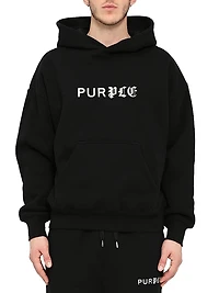 Logo Cotton Fleece Hoodie