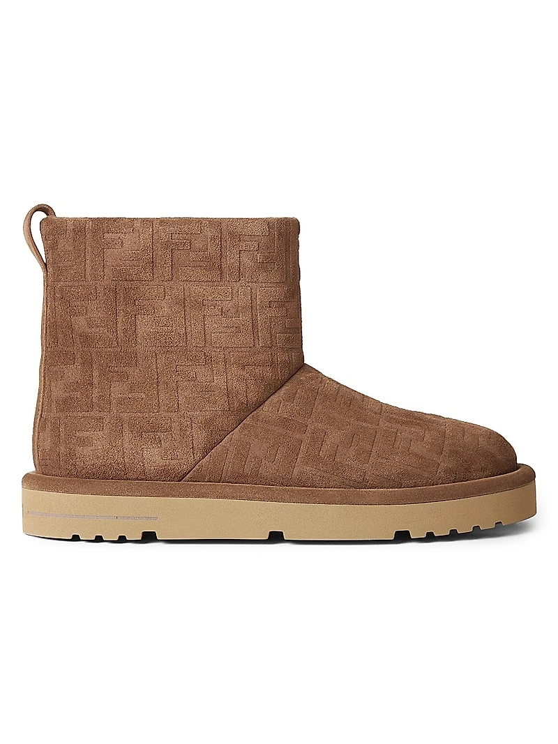 Afterski Suede & Shearling Boots