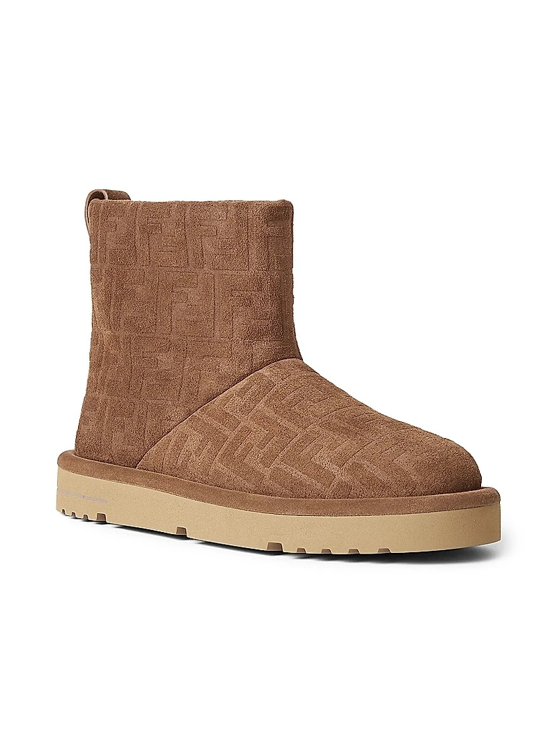 Afterski Suede & Shearling Boots