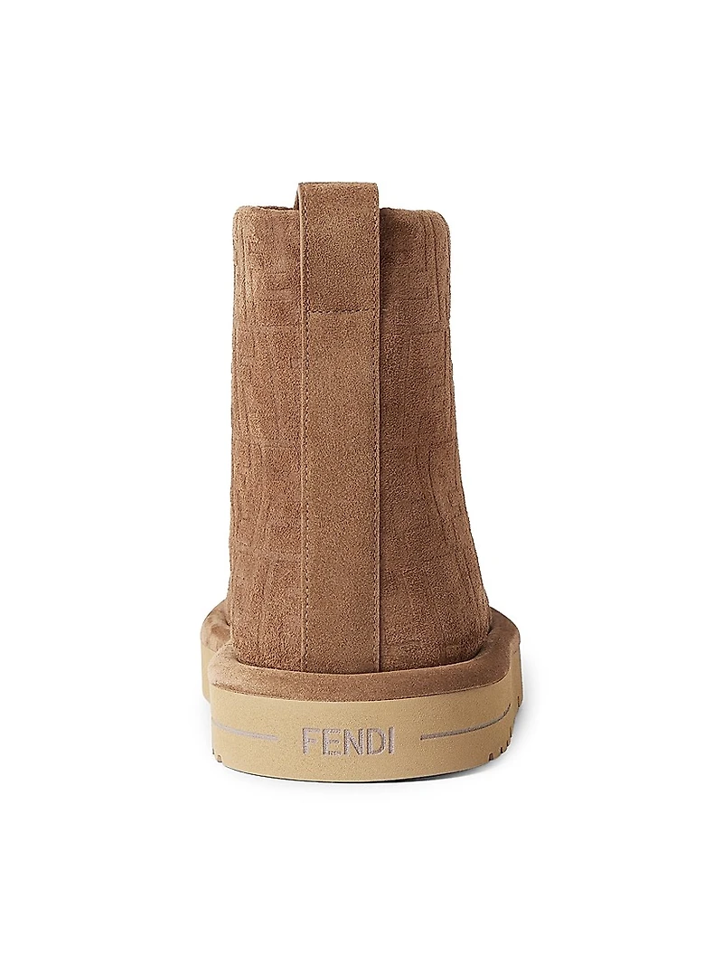 Afterski Suede & Shearling Boots